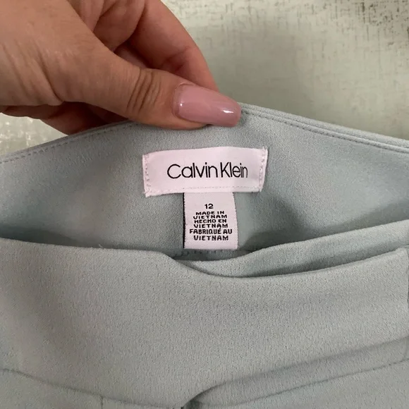 NWT Calvin Klein Pants Mint Color - Picture 4 of 6